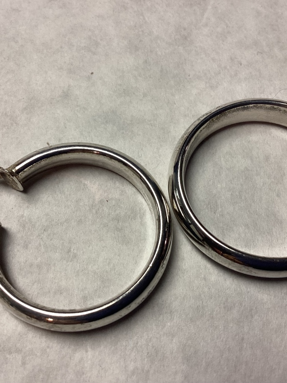 ELECTROFORM. 925 sterling HOOP EARRINGS MUST SEE !!.